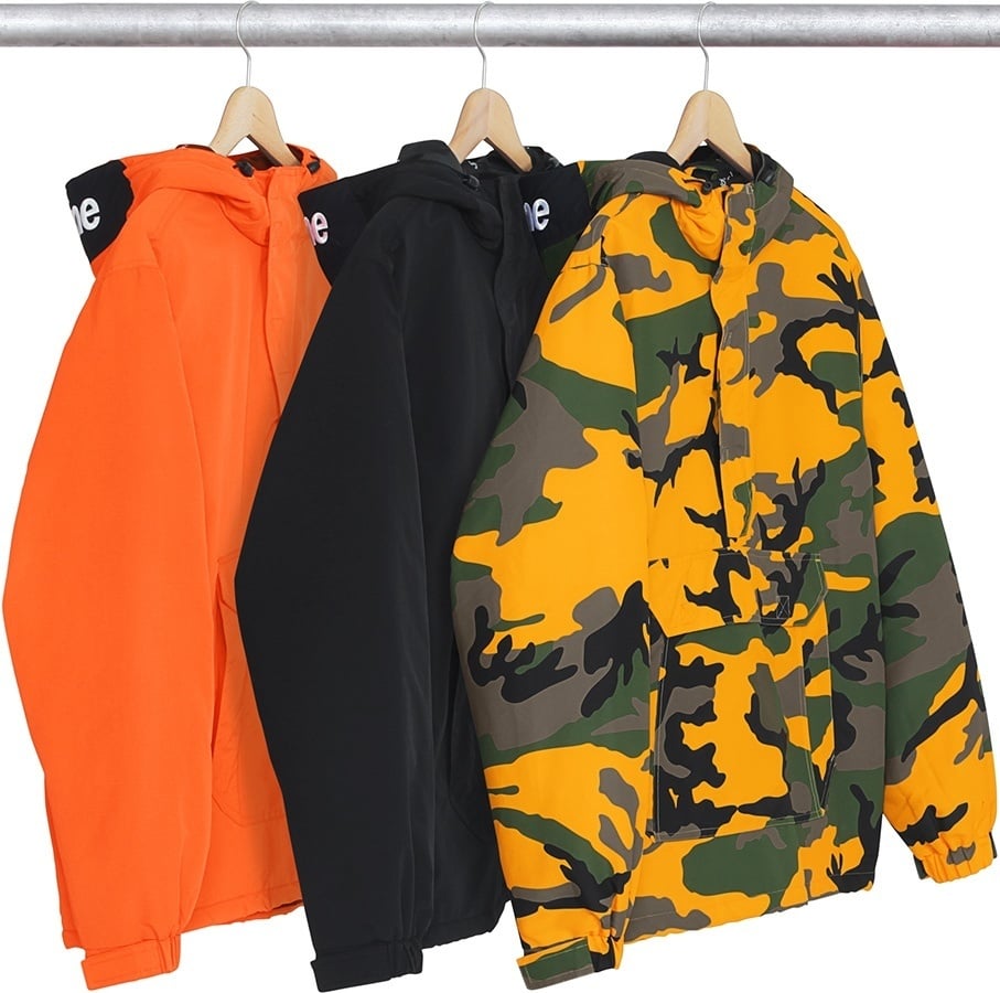 Hooded Logo Half Zip Pullover